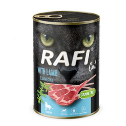 Rafi Cat Adult 400g Bezzbożowa Mokra Karma Dla Kotów Sterylizowanych Z Jagnięciną