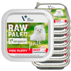 Raw Paleo Pate Mini Puppy Beef Tacka 8x150g Mokra Karma Dla Szczeniąt Małych Ras z Wołowiną