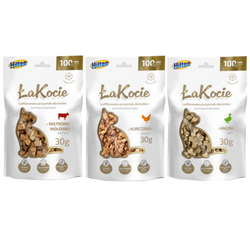 Hilton ŁaKocie Liofilizowane 3x30g Naturalny Przysmak Dla Kota Mix 3 Smaków