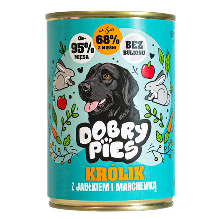 Dobry Pies 12x400g Mokra Karma Dla Dorosłych Psów Wszystkich Ras Mix 6 Smaków