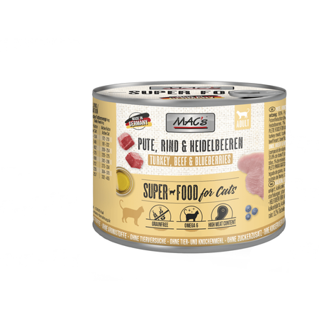MAC's 6x200g Mokra Karma Dla Dorosłych Kotów Mix 3 Smaków