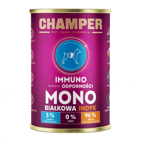 Petmex Trenerki Mięsne z Królika 500g Naturalny Przysmak Dla Psa + GRATIS 400g Champer Immuno z Indykiem