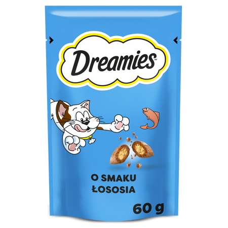 Dreamies Przysmaki Dla Kota 6x60g Chrupiące Paszteciki z Nadzieniem Mix 6 Smaków