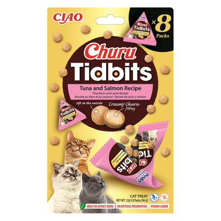 Inaba Cat Churu Tidbits Chicken Recipe 32x12g Przysmak Dla Kota Mix 4 Smaków