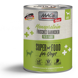 MAC's Dog Mokra Karma Monoproteinowa Z Królikiem 800g Dla Psów Skłonnych Do Alergii