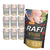 Rafi 10x500g Mokra Bezzbożowa Karma Dla Dorosłych Psów Z Przepiórką Żurawiną I Borówką
