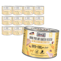 MAC's 12x200g Bezzbożowa Mokra Karma Dla Kota Kurczak Serca Drobiowe