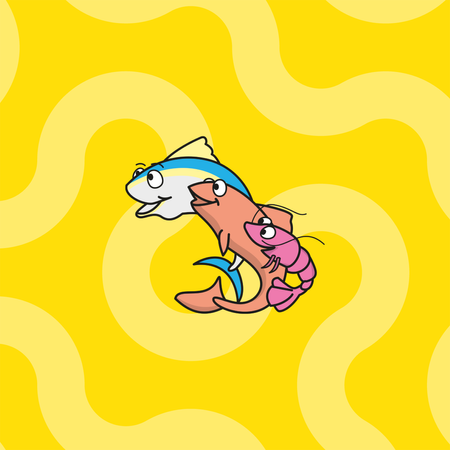 Dreamies Shake Ups Multivitamins 55g Przysmak Dla Kota z Owocami Morza o Smaku Łososia Tuńczyka i Krewetek