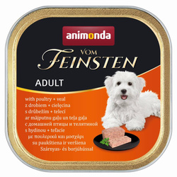 Animonda Vom Feinsten Mokra Karma Dla Psa 150g Z Drobiem I Cielęciną