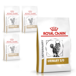Royal Canin Veterinary Urinary S/O 4x400g Sucha Karma Dla Kotów Na Kamienie Struwitowe