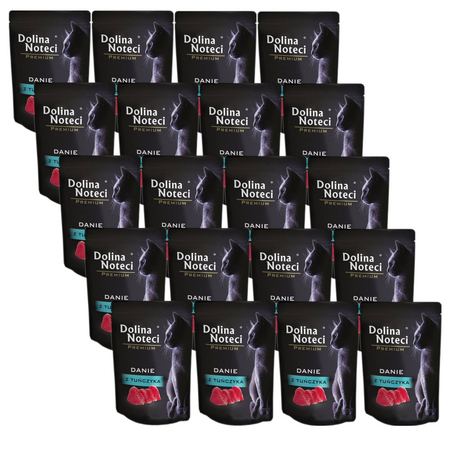 Mokra Karma dla Kota Dolina Noteci Premium Danie z Tuńczyka Zestaw 20x85 g