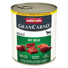 Animonda GranCarno Adult 12x800g Mokra Karma Dla Psa z Dziczyzną