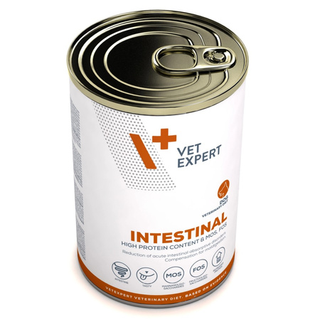 Vet Expert Intestinal Mokra Karma Weterynaryjna Dla Psa Z Jagnięciną 400g Zaburzenia Trawienia