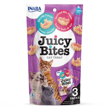 Inaba Juicy Bites 5x33,9g Wilgotny Przysmak Dla Kota Ciasteczka Mix Smaków