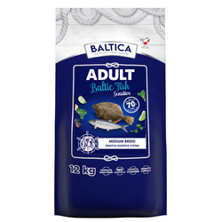 Baltica Adult Sensitive M 12kg Hipoalergiczna Sucha Karma Z Rybami Bałtyckimi Dla Psów Średnich Ras