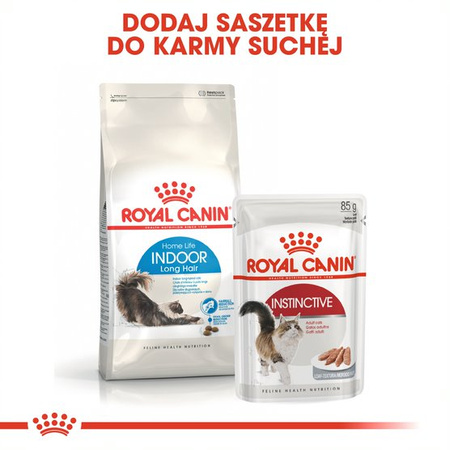 Royal Canin Indoor Long Hair 10kg Karma Sucha Dla Kotów Dorosłych Długowłosych Przebywających Wyłącznie W Domu