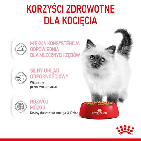 ROYAL CANIN Kitten Instinctive w sosie 85g karma mokra w sosie dla kociąt do 12 miesiąca życia