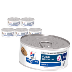 Hill's Prescription Diet z/d 6x156g Mokra Karma Dla Kota Z Nietolerancją Pokarmową