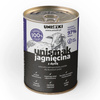 Uniszki Unismak Mix Smaków 24x410g Bezzbożowa Mokra Karma dla Psa z Królikiem Jagnięcina Drobiem i Rybą