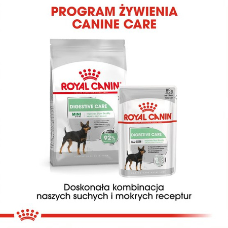 Royal Canin CCN Mini Digestive Care 1kg Karma Sucha Dla Psów Dorosłych Ras Małych O Wrażliwym Przewodzie Pokarmowym
