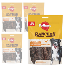 Pedigree Ranchos Jerkies z Kurczakiem 4x180g Naturalny Przysmak Dla Psa