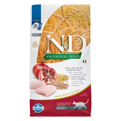 Farmina N&D Cat Ancestral Grain Chicken & Pomegranate Adult 1,5kg Sucha Karma Dla Kota Kurczak z Granatem