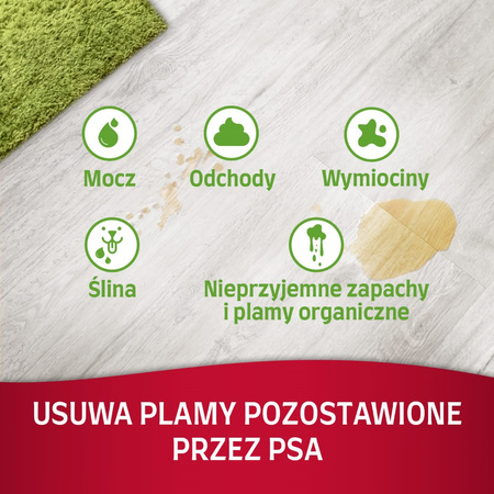 Natures Miracle Remover Płyn Do Usuwania Codziennych Plam i Zabrudzeń po Psach Zapach Melonowy 946ml