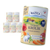 Baltica Królik z Marchewką 6x400g Monoproteinowa Hipoalergiczna Bezzbożowa Mokra Karma Dla Psa