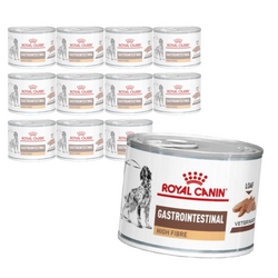 Royal Canin Veterinary VHN Dog Gastrointestinal High Fibre 12x200g Mokra Karma Pasztet Dla Psów z Zaburzeniami Trawienia