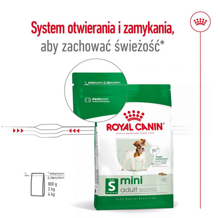 Royal Canin Adult Mini Sucha Karma Dla Psów Małych Ras 4kg