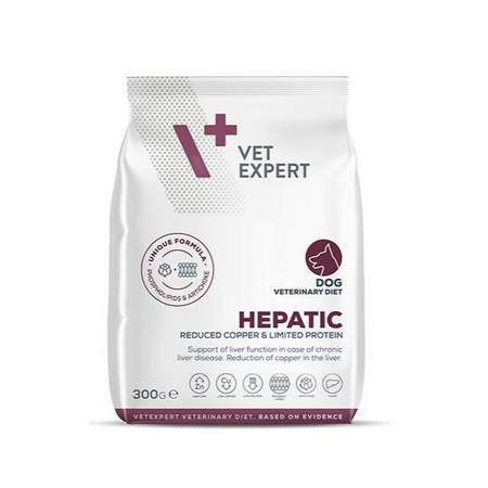 Sucha Karma Weterynaryjna Dla Psa Vet Expert Hepatic Karczoch I Fosfolipidy 300g