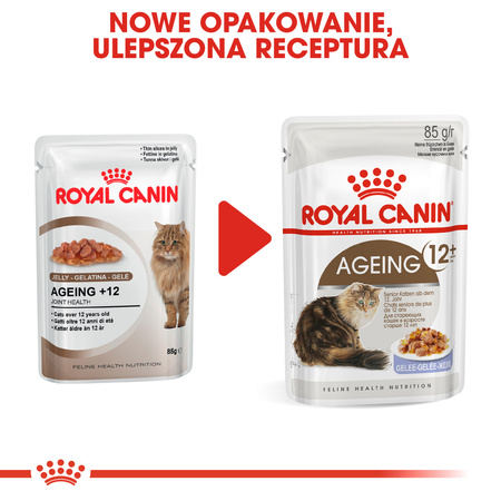 Mokra Karma Dla Kotów Starszych Royal Canin FHN Ageing +12 W Galaretce 85g