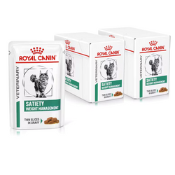Royal Canin Veterinary Satiety Weight Management 24x85g Mokra Karma Dla Dorosłych Kotów Z Nadwagą W Sosie
