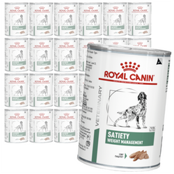 Royal Canin Veterinary VHN Dog Satiety S/O Loaf 24x410g Mokra Karma Pasztet Dla Psów z Nadwagą