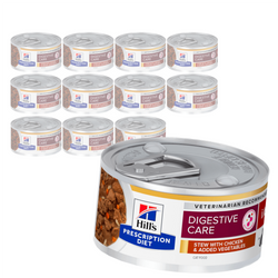Hill's Prescription Diet i/d Digestive Care 12x82g Mokra Karma Dla Kota Gulasz Z Kurczakiem Wsparcie Układu Pokarmowego