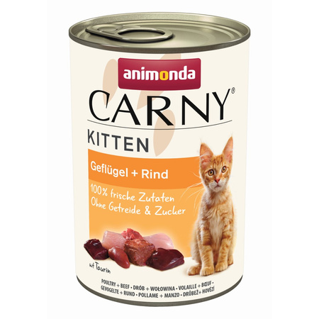 Animonda Carny Kitten 24x400g Mokra Karma Dla Kociąt Mix Smaków