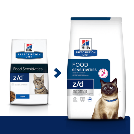 Hill's Prescription Diet z/d 1,5kg Sucha Karma Dla Kota Z Nietolerancją Pokarmową