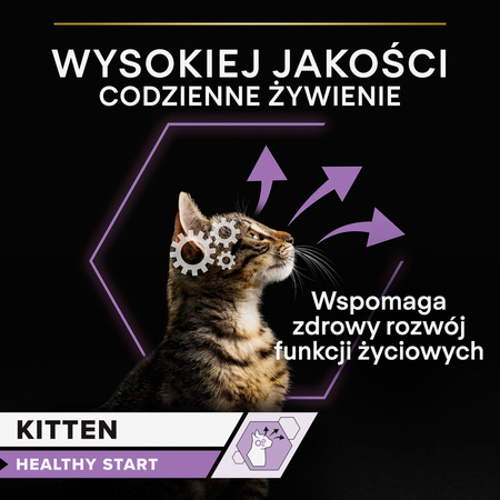 Purina Pro Plan Kitten Healthy Start 24x85g Mokra Karma Dla Kociąt Mus z Kurczakiem