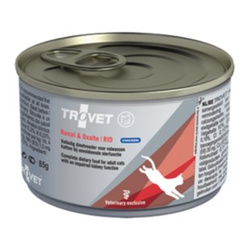 Trovet Renal & Oxalate RID 100g Dietetyczna Mokra Karma z Kurczakiem Dla Kotów z Niewydolnością Nerek Kamicą Szczawianową i Cystynową