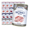 Baltica Monoprotein 24x400g Hipoalergiczna Bezzbożowa Mokra Karma Dla Psa z Prebiotykami Jagnięcina Dziczyzna Królik