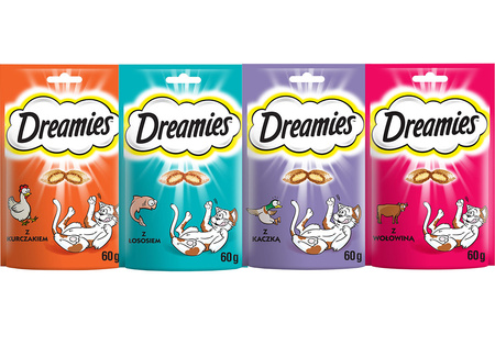 Dreamies zestaw mix 16x60g Przysmaki dla kota