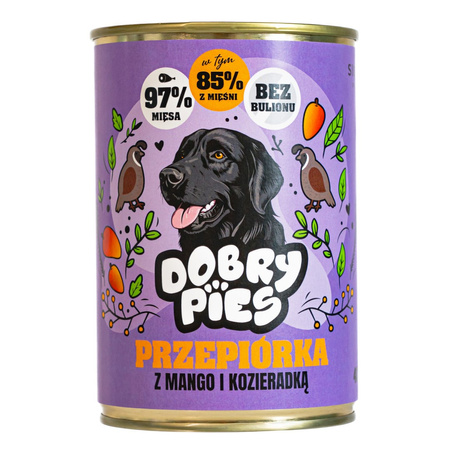 Dobry Pies 12x400g Mokra Karma Dla Dorosłych Psów Wszystkich Ras Mix 6 Smaków