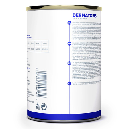 Vet Expert Dermatosis Mokra Karma Dla Psa Łosoś Z Ziemniakami 6x400g Zdrowa Skóra I Sierść