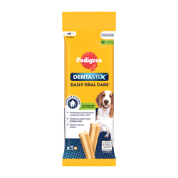 PEDIGREE DentaStix 77g, Przysmak dentystyczny Dla Psów, Średnie Rasy