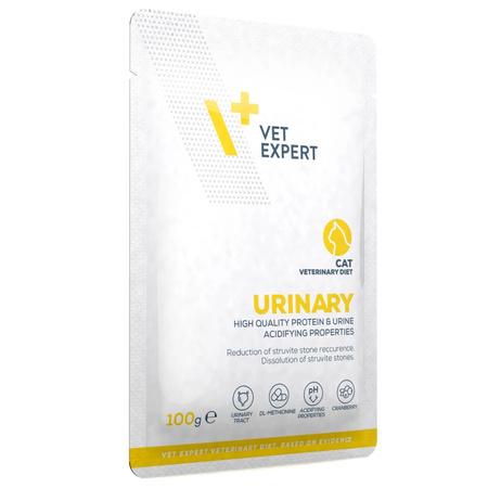 Vet Expert Urinary Mokra Karma Weterynaryjna Dla Kota Z Kurczakiem 100g Drogi Moczowe