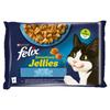 Felix Sensations Jellies Karma Dla Kotów Smaki Wiejskie i Rybne W Galaretce 4x340g (16x85g)