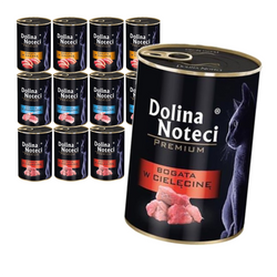 Dolina Noteci Premium Mokra Karma Dla Kota Mix 3 Smaków 12x400g  Bez Ryb
