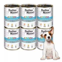 Dolina Noteci Premium Junior 6x400g Mokra Karma Dla Psa Bogata w Jagnięcinę