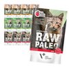 Vet Expert Raw Paleo Sterilised Mix Smaków 12x100g Karma Mokra z Indykiem Dziczyzną i Wołowiną Dla Kotów Sterylizowanych