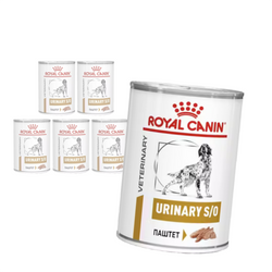 Royal Canin Veterinary Urinary S/O Loaf 6x410g Mokra Karma Pasztet Dla Psów Na Kamienie Struwitowe